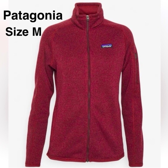 Patagonia Jackets & Blazers - Patagonia Better Sweater JWoman Fleece jacket size M colours sequoia red⭐️⭐️⭐️⭐️